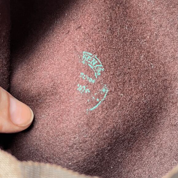 VTG 1950s Brown Wool Felt Cocktail Hat w/ Bow – Union Made USA Mid-Century - Picture 6 of 12